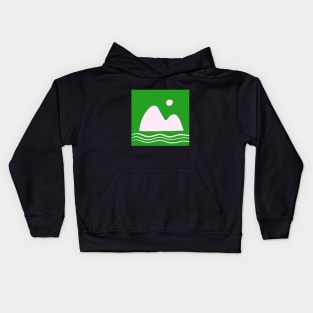 Simple landscape Kids Hoodie